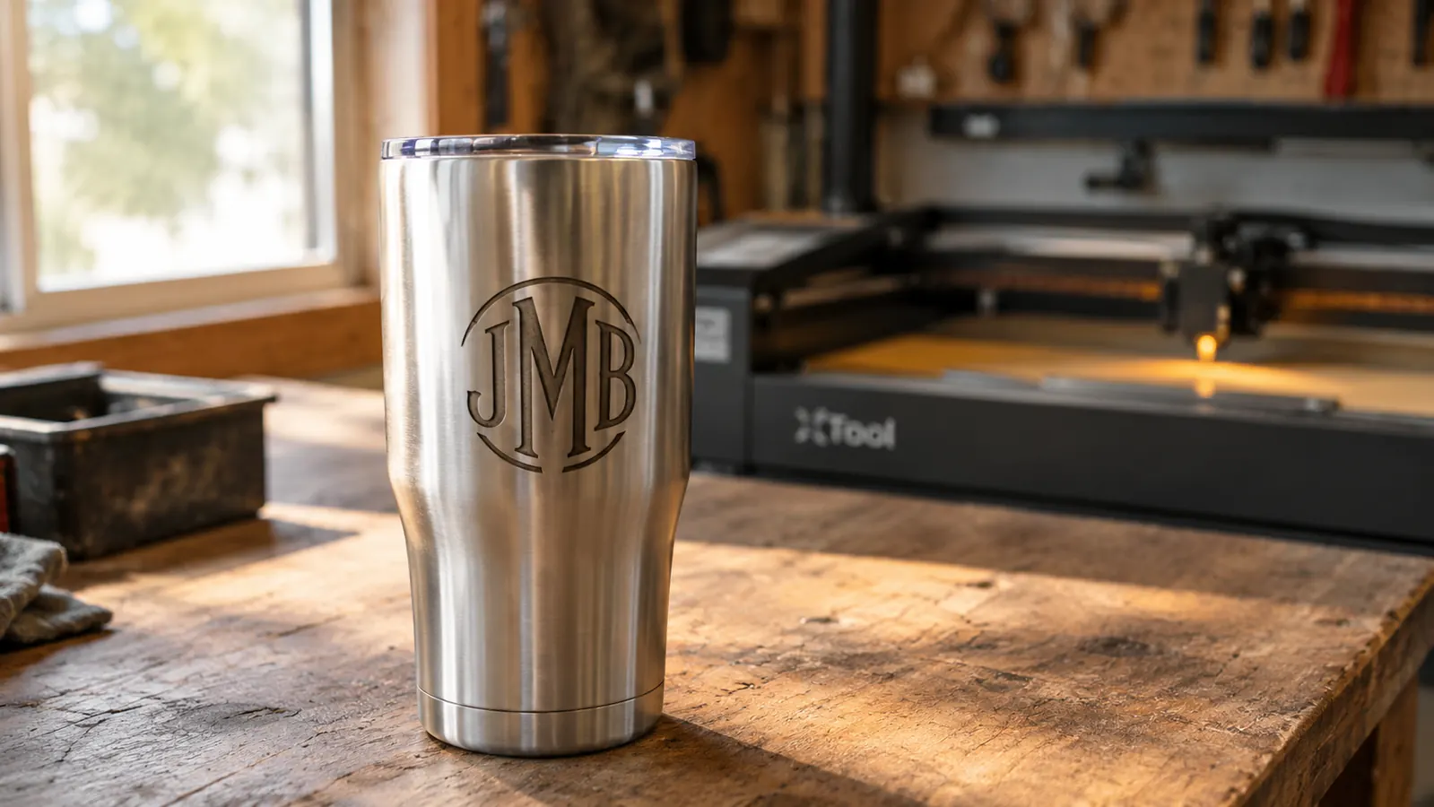How to Engrave Stainless Steel Tumblers With the xTool F2