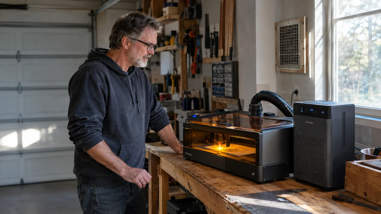 How to Get Rid of Laser Engraving Smoke and Smell in a Garage
